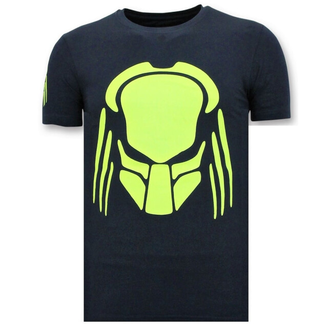 Local Fanatic T-shirt met opdruk predator neon print 11-6396B large
