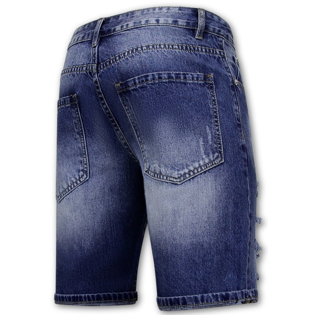 Enos Korte spijkerbroek met gaten denim short BIG-RJ-953 large