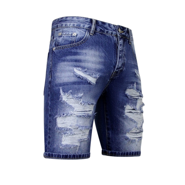 Enos Korte spijkerbroek met gaten denim short BIG-RJ-953 large