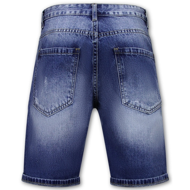 Enos Korte spijkerbroek met gaten denim short BIG-RJ-953 large