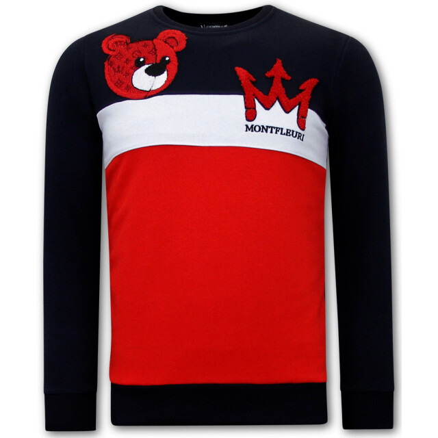 Tony Backer Sweater met print teddy bear print 3756 large