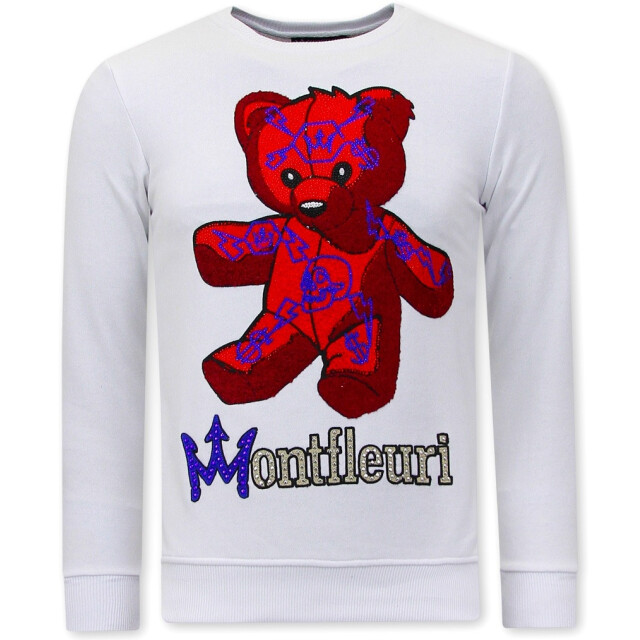 Tony Backer Sweater met print teddy bear 3617 3617W large