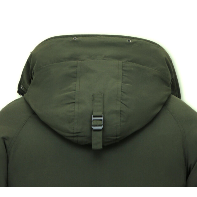 Enos Winterjas kort met capuchon 8821 large