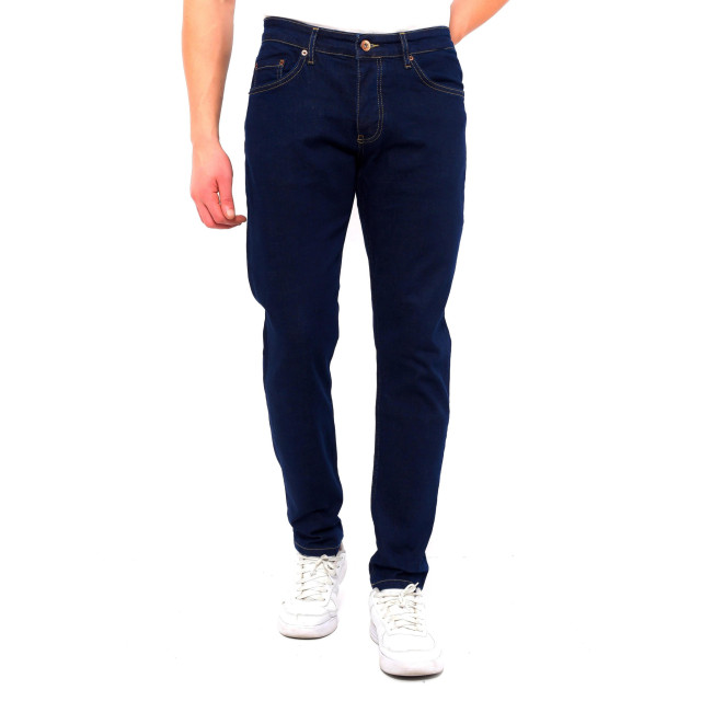 True Rise Nette slim fit jeans met stretch dc D&C-059 large