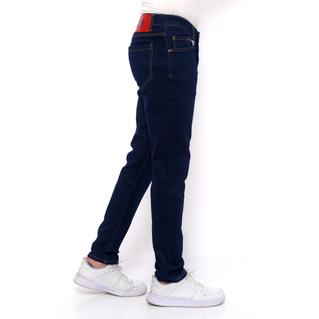 True Rise Nette slim fit jeans met stretch dc D&C-059 large