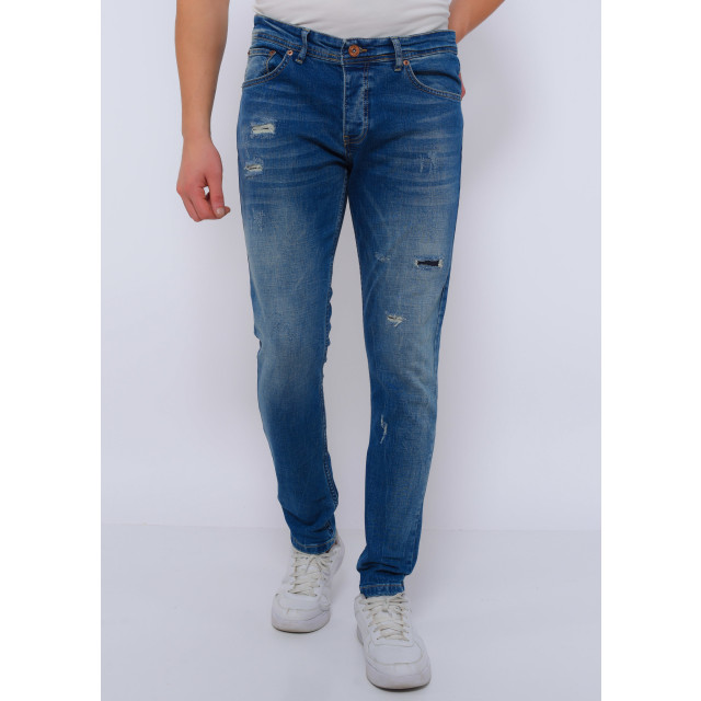 True Rise Jeans slim fit met gaten dc D&C-036 large