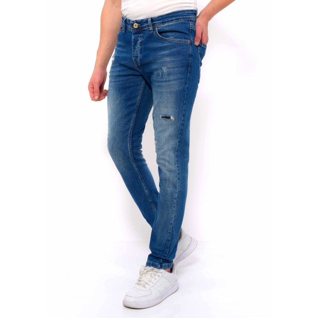 True Rise Jeans slim fit met gaten dc D&C-036 large