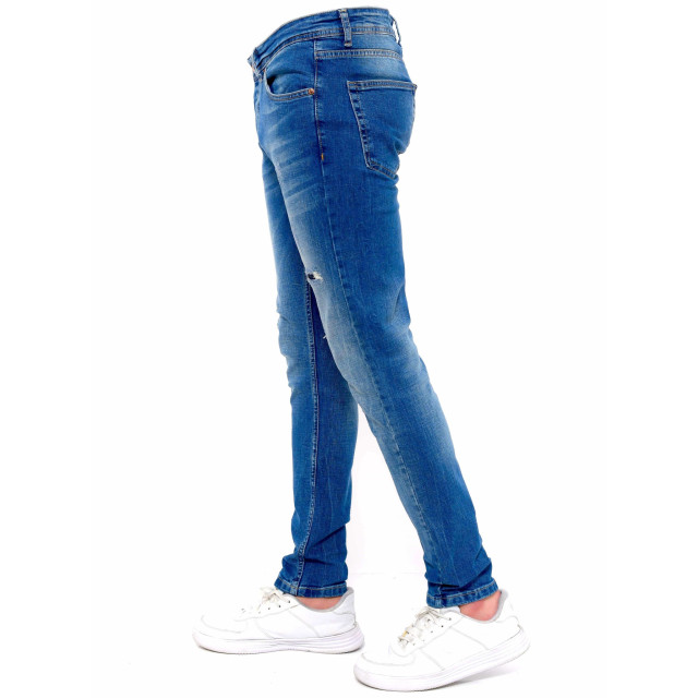 True Rise Jeans slim fit met gaten dc D&C-036 large