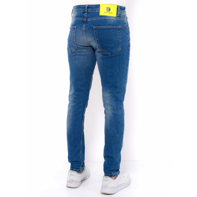 True Rise Jeans slim fit met gaten dc D&C-036 large