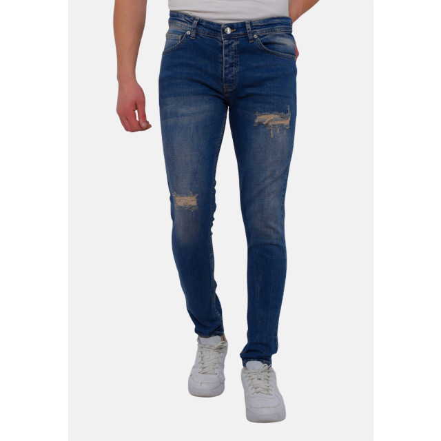 True Rise Ripped jeans slim fit strech dc D&C-046 large