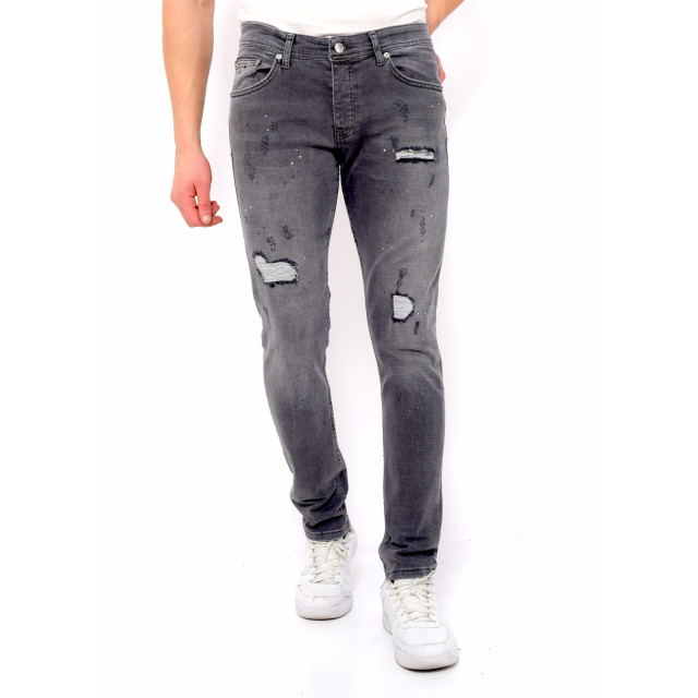 True Rise Slim fit jeans met scheuren dc D&C-041 large