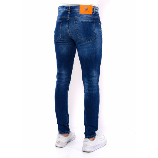 True Rise Slim fit jeans met gaten dc D&C-047 large