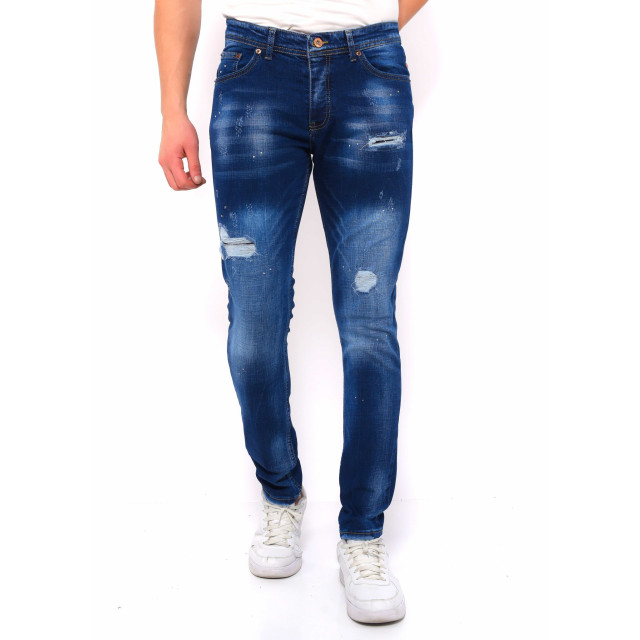 True Rise Broek met gaten slim fit dc D&C-043 large