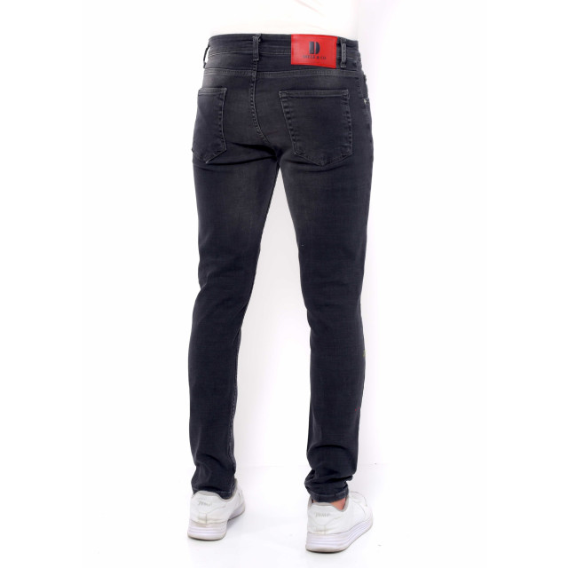 True Rise Ripped jeans met verfspatten slim fit dc D&C-040 large