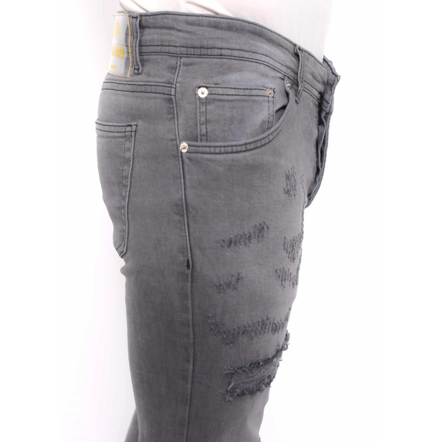 True Rise Broek met gaten slim fit dc D&C-055 large