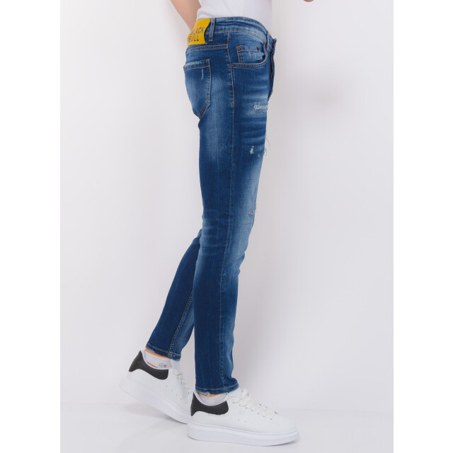 Local Fanatic Blue ripped jeans slim fit LF-DNM-1081 large