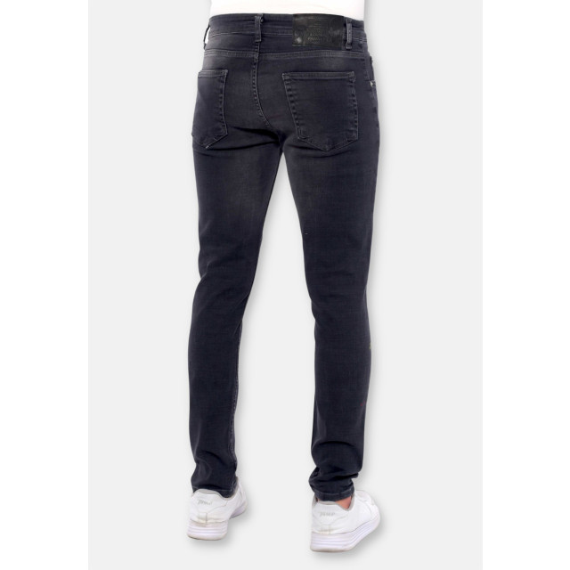 True Rise Ripped jeans met verfspatten slim fit dc D&C-040 large