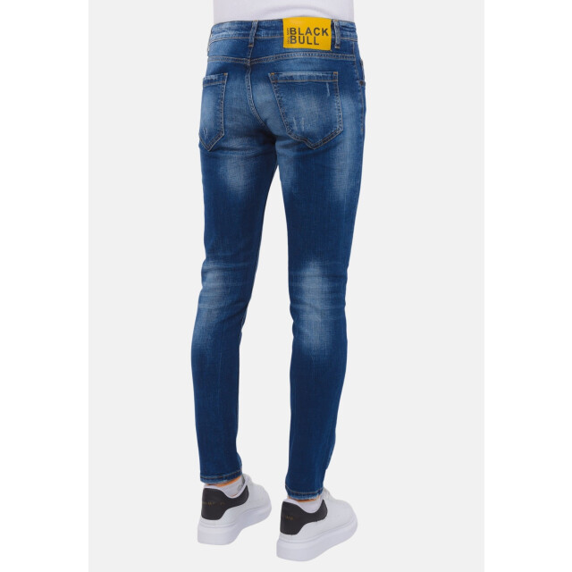 Local Fanatic Blue ripped jeans slim fit LF-DNM-1081 large