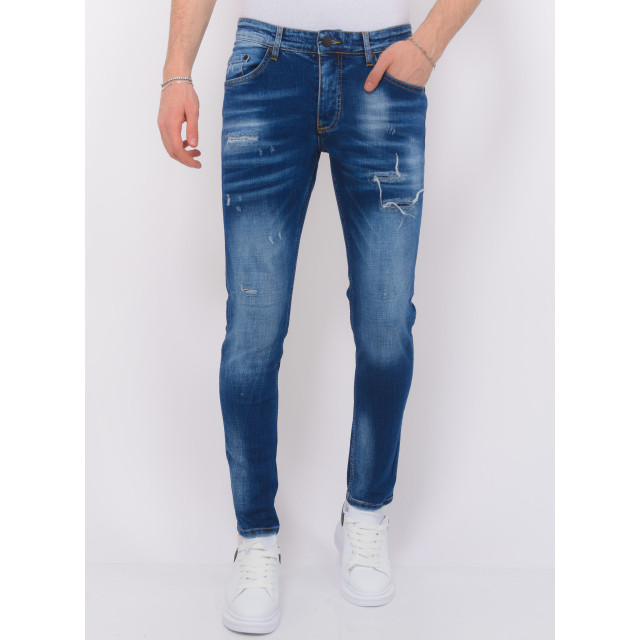 Local Fanatic Blue ripped jeans slim fit LF-DNM-1081 large