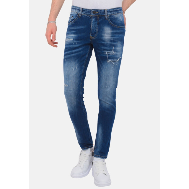 Local Fanatic Blue ripped jeans slim fit LF-DNM-1081 large