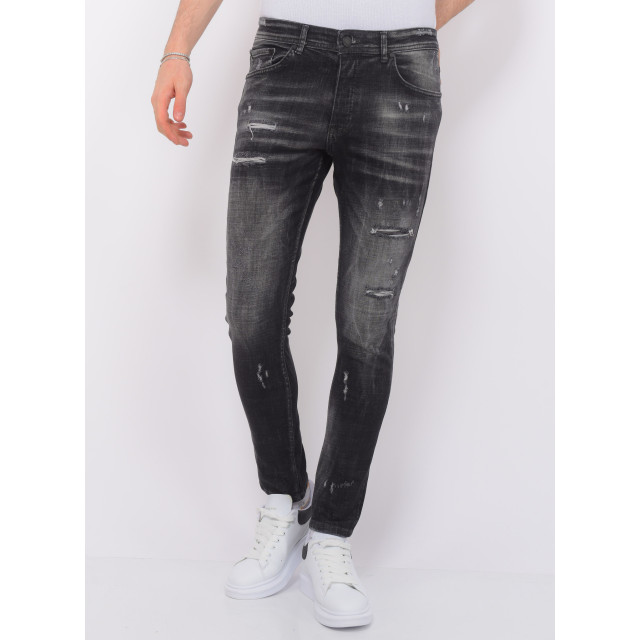 Local Fanatic Stonewashed ripped jeans slim fit LF-DNM-1085 large