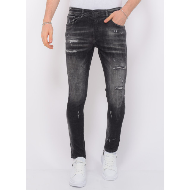 Local Fanatic Stonewashed ripped jeans slim fit LF-DNM-1085 large