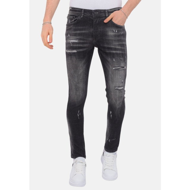 Local Fanatic Stonewashed ripped jeans slim fit LF-DNM-1085 large