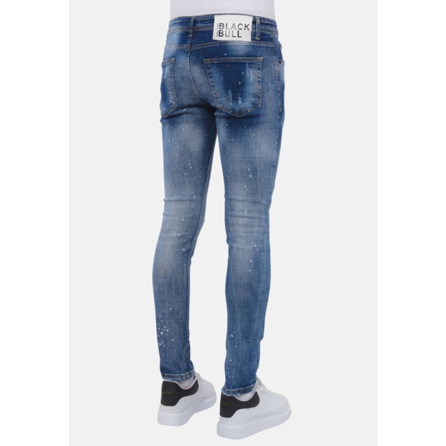 Local Fanatic Paint splatter stonewashed jeans mens slim fit LF-DNM-1079 large