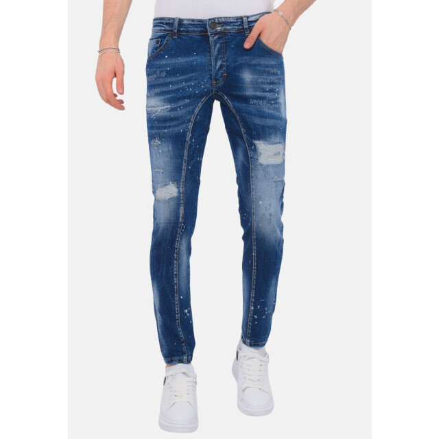 Local Fanatic Destroyed jeans stonewashed slim fit LF-DNM-1083 large