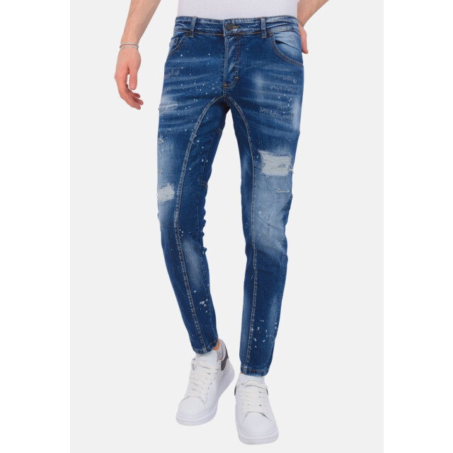 Local Fanatic Destroyed jeans stonewashed slim fit LF-DNM-1083 large