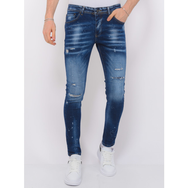 Local Fanatic Paint splatter ripped jeans slim fit LF-DNM-1075 large