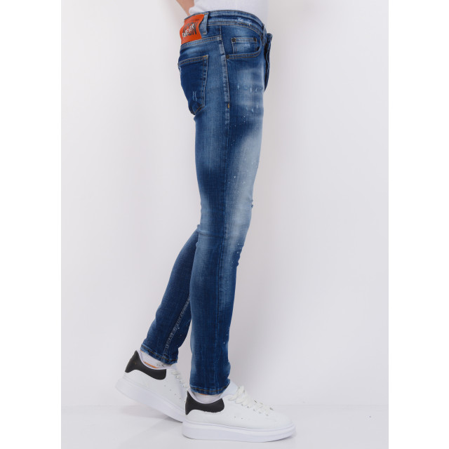 Local Fanatic Blue stone washed jeans slim fit LF-DNM-1076 large