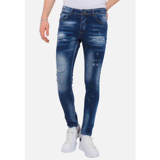 Local Fanatic Designer jeans h paint splatter slim fit LF-DNM-1072 large