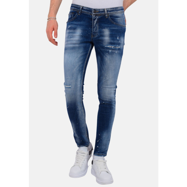 Local Fanatic Paint splash ripped jeans slim fit LF-DNM-1071 large