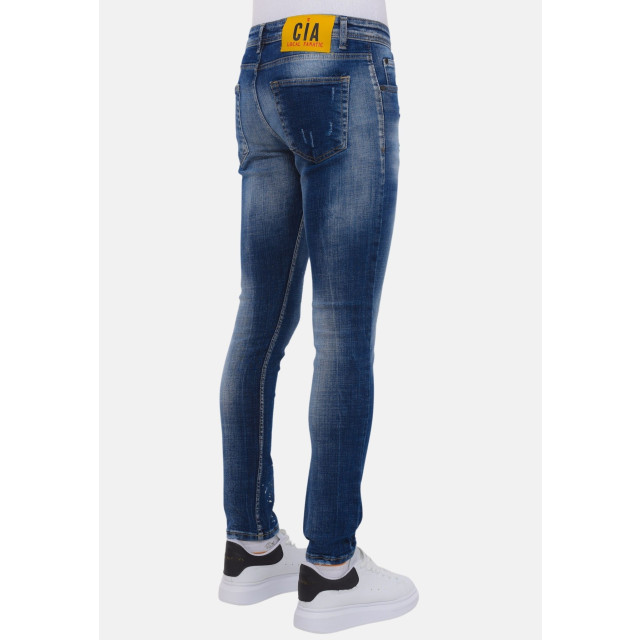 Local Fanatic Paint splash ripped jeans slim fit LF-DNM-1071 large