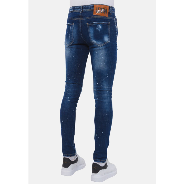 Local Fanatic Stretch denim h paint splash slim fit LF-SHRT-1074 large