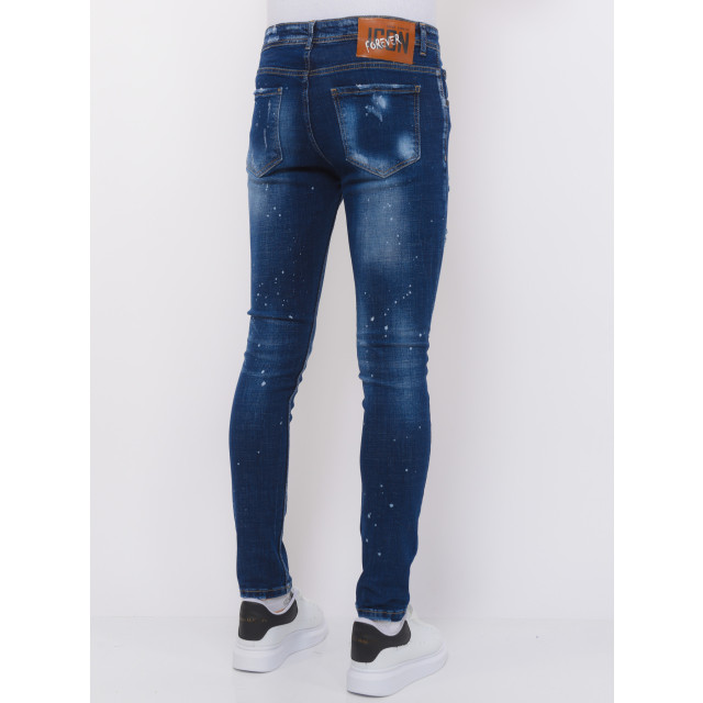 Local Fanatic Stretch denim h paint splash slim fit LF-SHRT-1074 large