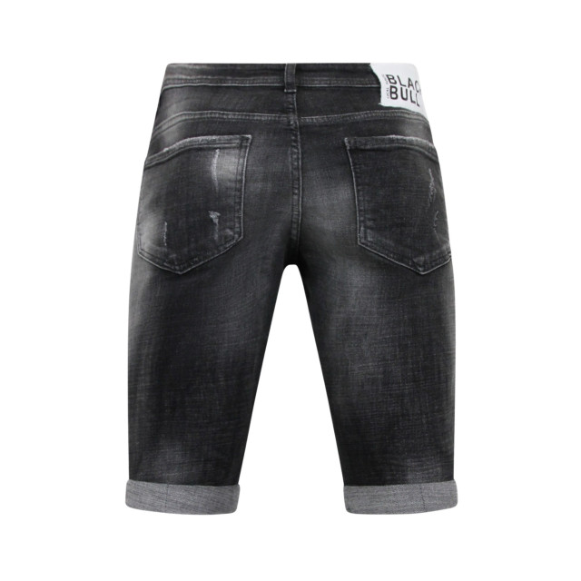 Local Fanatic Stonewashed ripped short slim fit LF-SHRT-1085 large