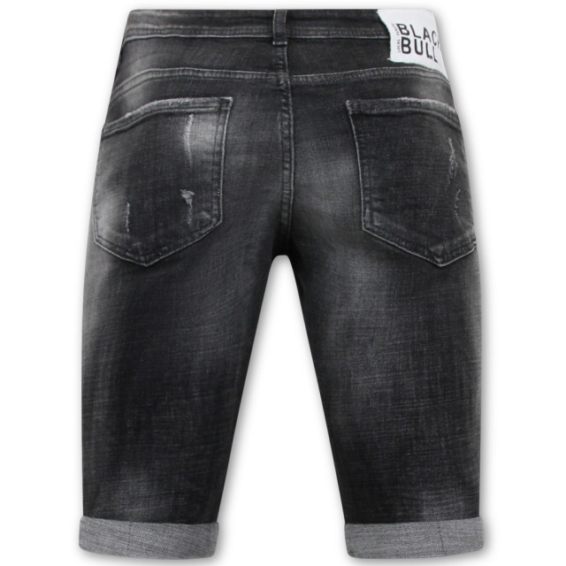 Local Fanatic Stonewashed ripped short slim fit LF-SHRT-1085 large