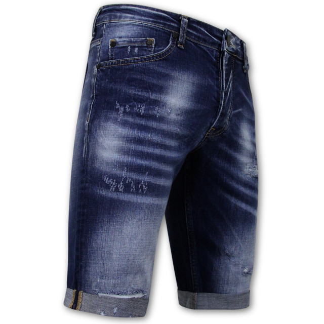 Local Fanatic Blue ripped shorts slim fit LF-SHRT-1081 large