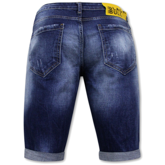 Local Fanatic Blue ripped shorts slim fit LF-SHRT-1081 large