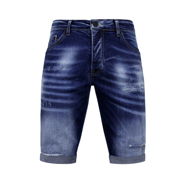 Local Fanatic Blue ripped shorts slim fit LF-SHRT-1081 large