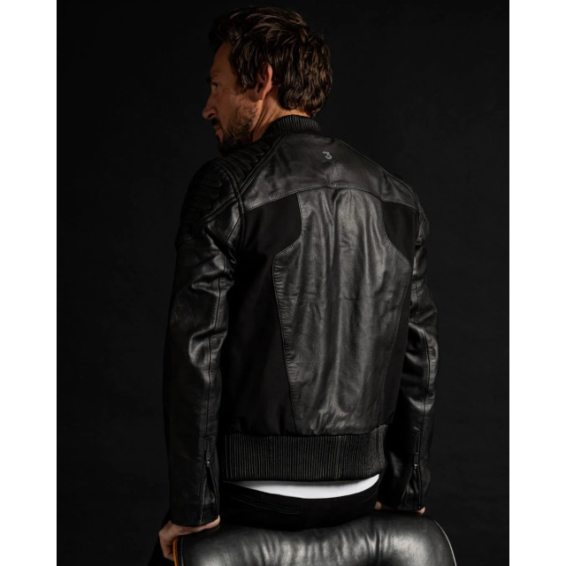 Koll3kt Cncpt moto leather biker jacket 1910-999 large