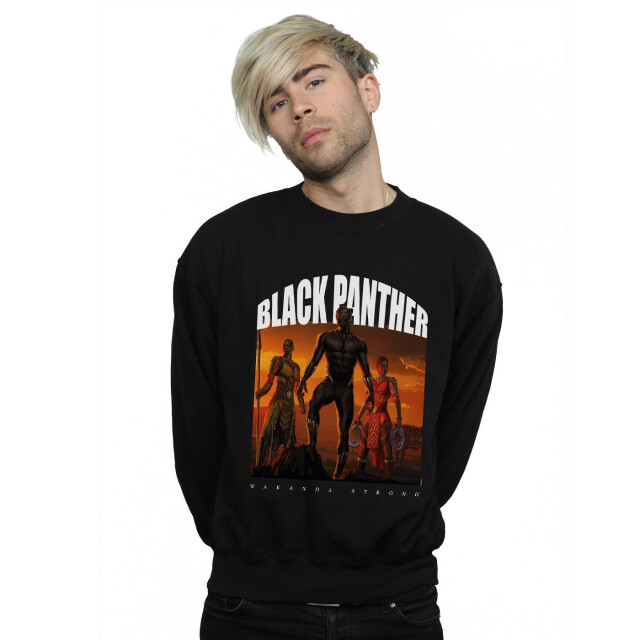 Li-cense Marvel heren black panther wakanda strong sweatshirt UTBI13614_black large