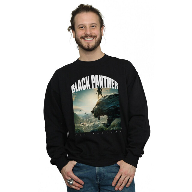 Li-cense Marvel heren black panther voor wakanda sweatshirt UTBI13510_black large