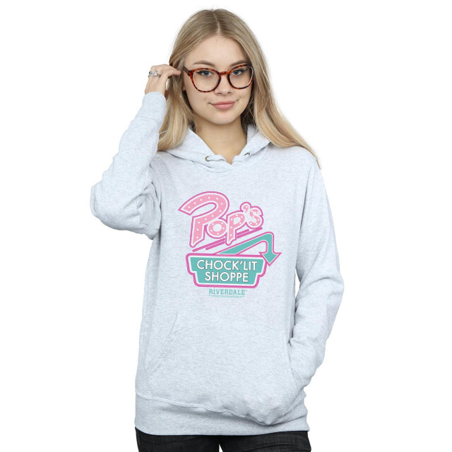 Li-cense Riverdale dames pops logo hoodie UTBI13097_sportsgrey large