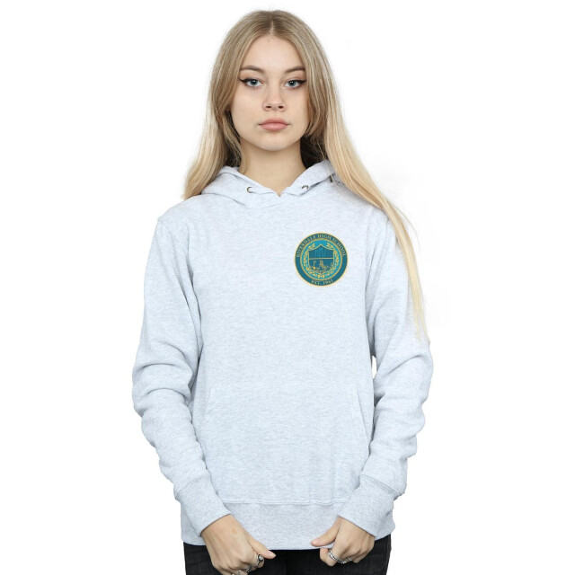 Li-cense Riverdale dames high school crest breast opdruk hoodie UTBI13034_sportsgrey large