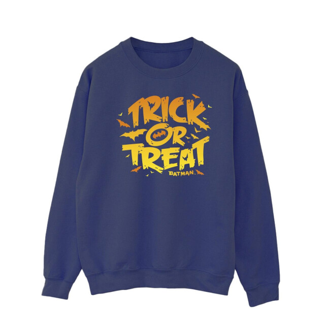 Li-cense Dc comics heren batman trick or treat sweatshirt UTBI12803_navyblue large