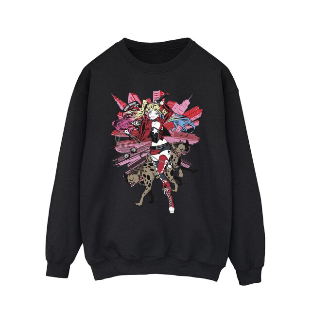 Li-cense Dc comics heren harley quinn hyenas sweatshirt UTBI12681_black large
