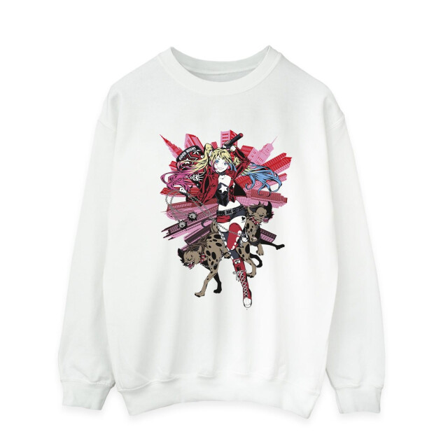 Li-cense Dc comics heren harley quinn hyenas sweatshirt UTBI12681_white large